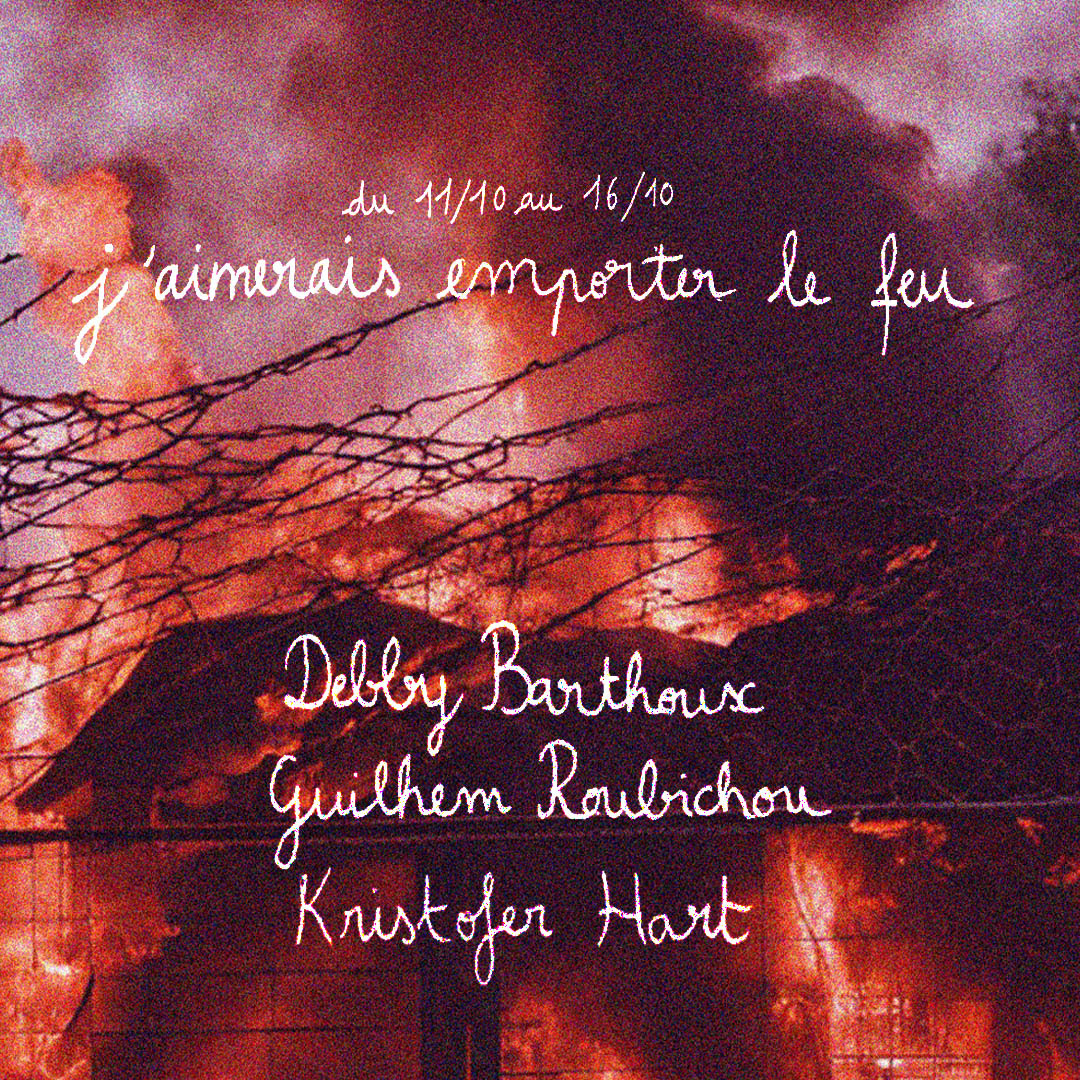 J'AIMERAIS EMPORTER LE FEU flyer